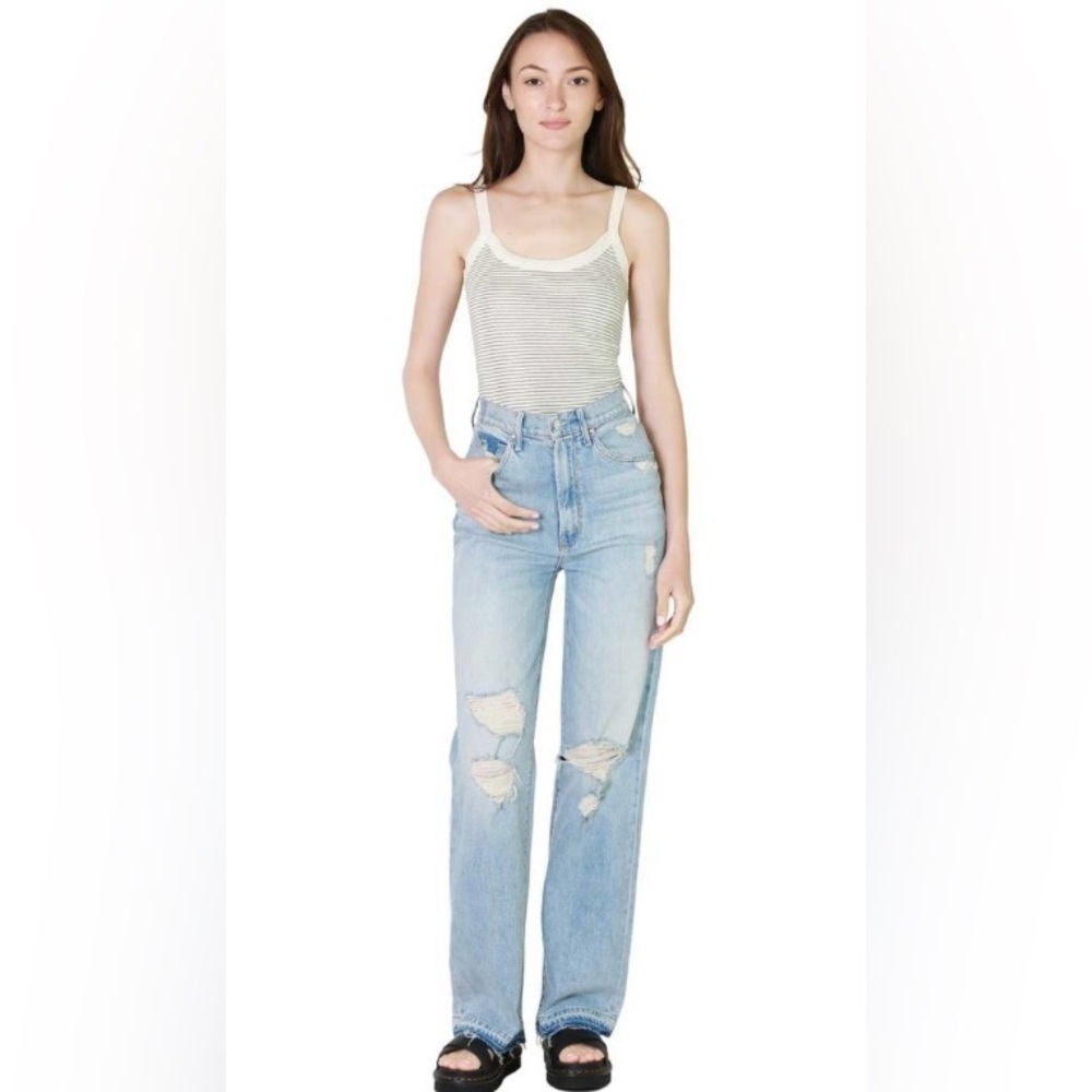 RARE MOTHER NWT High Waisted Tunnel Vision Sneak in Vacation Temptation